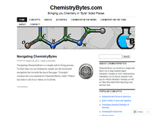 Tablet Screenshot of chemistrybytes.com